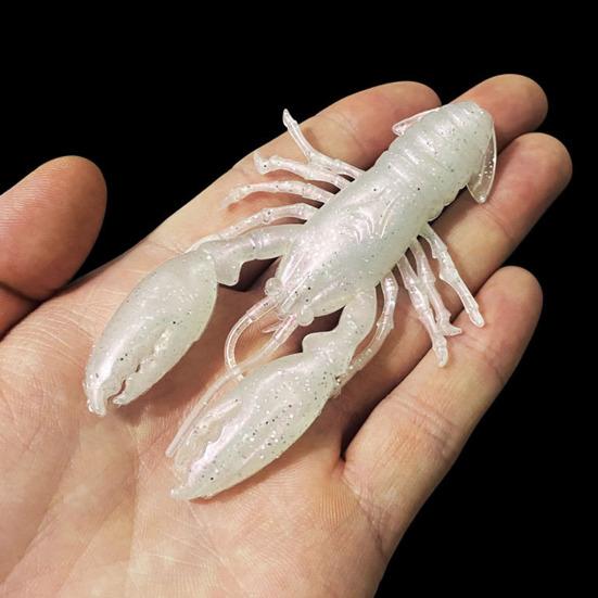 8Pcs Soft Baits Fishing Lures Realistic Looking Vivid Color Mini Size Portable Shrimp Fake Baits Artificial Lures