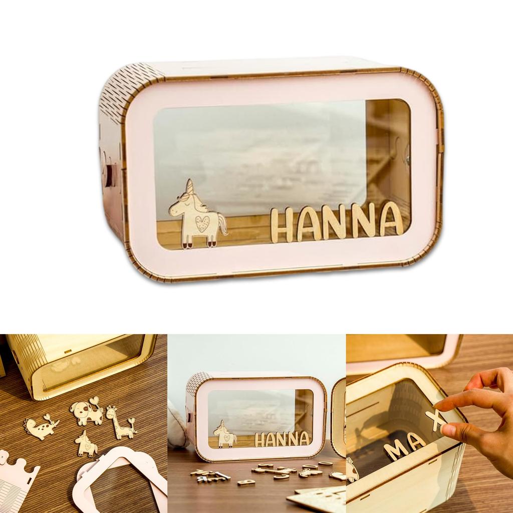 Unique Cartoon Saving Box Piggy Banks for Children Room Encouraging Good Financial Habits Easy Access Coin Slot