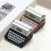 Desktop Memo Holder Retro Wooden Typewriter Clip, Vintage Desk Place Card Holder, Postcard Display Stand Decorative Message Photo Picture for