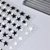 Star Nail Art Stickers French Nail Decals 3D Adhesive Star Designs Nail Decals Star Nail Art Decorations for Women Girls