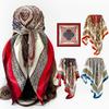 Cashew Print Silk Scarf New Headscarf 90cm Women's Satin Square Scarf
