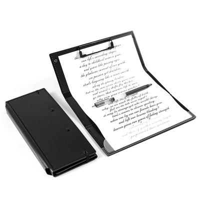 Nursing Clipboard Foldable Handheld Folders Portable Writing Board 3 Layers Secure Paper Grip for Ducuments for Doctors Students