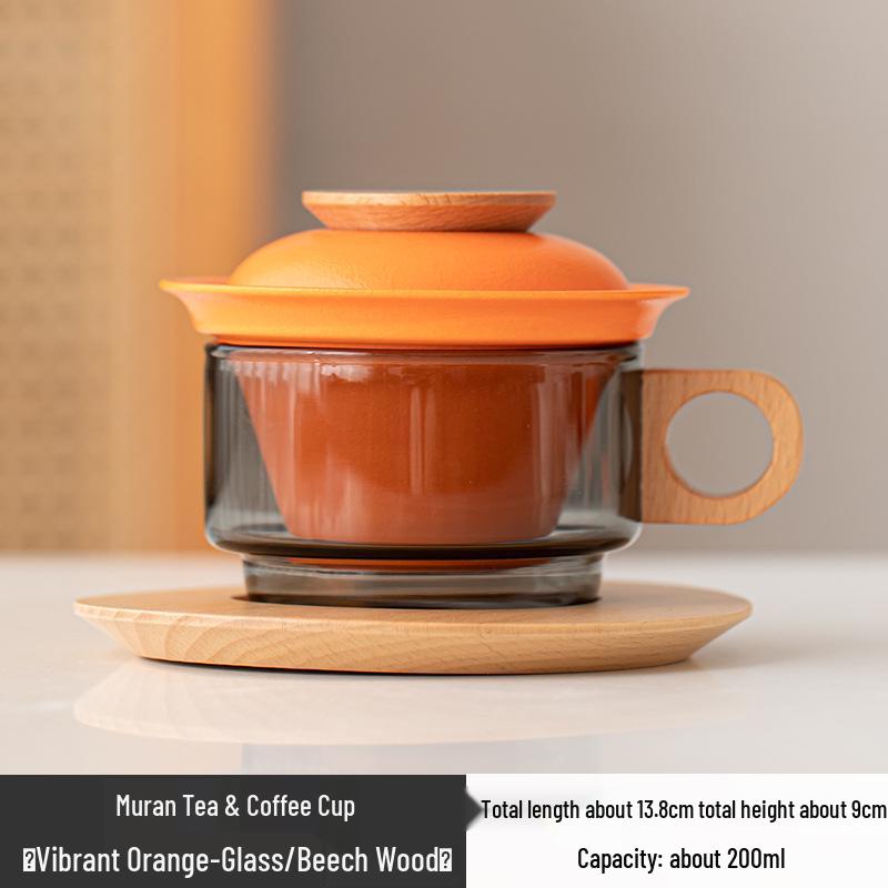 Muran Ceramic Tea & Coffee Cup with Built-in Infuser 201-300ml
