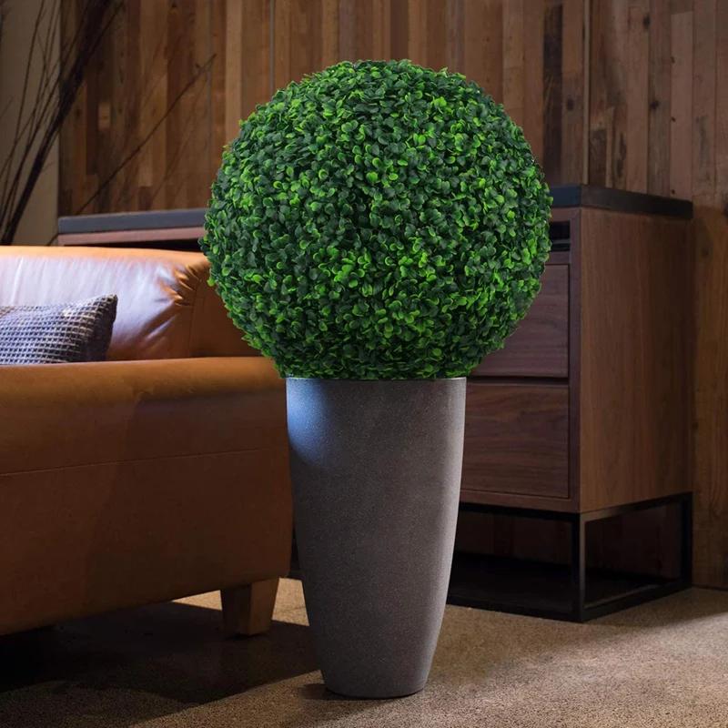 12-40cm Artificial Grass Topiary Balls Hanging Ball For Wedding Party Diy Hotel Home Yard Garden Decoration