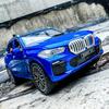 1:32 Compatible for BMW X5 SUV Model Car Toy, Zinc Alloy Pull Back Toy Car with Sound and Light for Kids Boy Girl Gift
