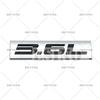 Styling Auto Emblema Adesivo 3D Metallo Cromo Lega di Zinco 3.0L 3.2L 3.5L 3.6L 3.7L 3.8L Accessorio Badge per Carrozzeria, Cofano, Parafango