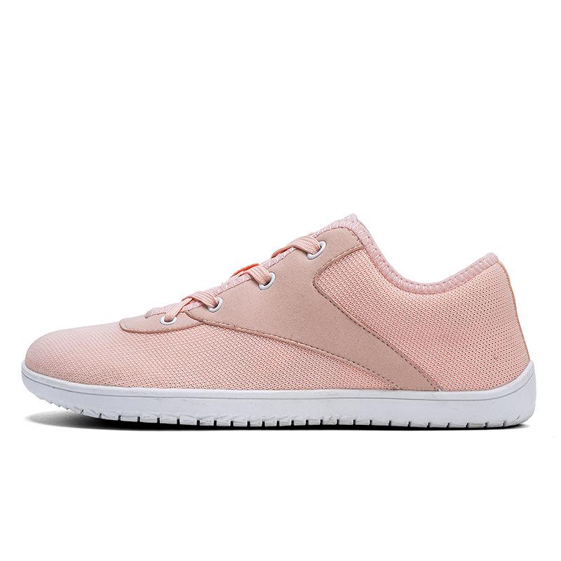 Men's and Women's Breathable Wide-Toe Comfortable Flyknit Walking Shoes with Soft Soles