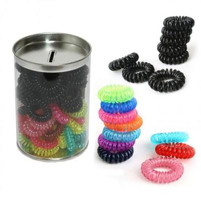 Knotenloser gedrehter täglicher Haarreif Feder klassisch 50 Stück