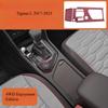 Für Volkswagen Tiguan L/Pro 2017- Mittelkonsole Silikonmatte Auto Innenraum Schaltung Aufkleber-freie Modifikationszubehör Auto