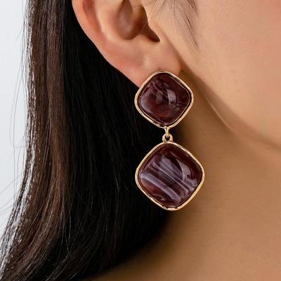 Geometric Retro Women’s Earrings: Elegant, Versatile, and High-End Accessories