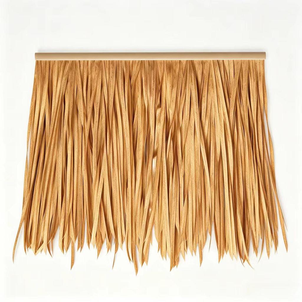 Artificial Thatch Roof Tile: Flame Retardant, Waterproof, Anti-corrosion Straw for Outdoor Decor