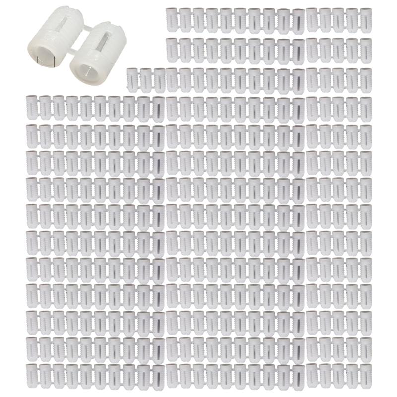900pcs Sturdy Plastic Expansion Dowels 5mm Portable Accessory for Household Repairs and Professional Installation Needs