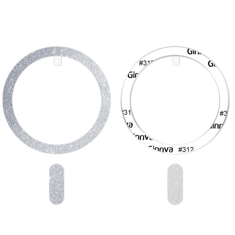 

2025 Новый Ультратонкий Блестящий Магнитный Металлический Кольцевой Планшет для Аксессуаров Magsafe Магнитный Лист для Мобильного Телефона для Samsung iPhone 13 14