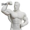 3D Printing Ornaments Printed Bodybuilder Muscle Man Figurine, Mini Fitness Athlete Desk Ornament, Detailed PLA Model Sculpture for Gym Office Gaming
