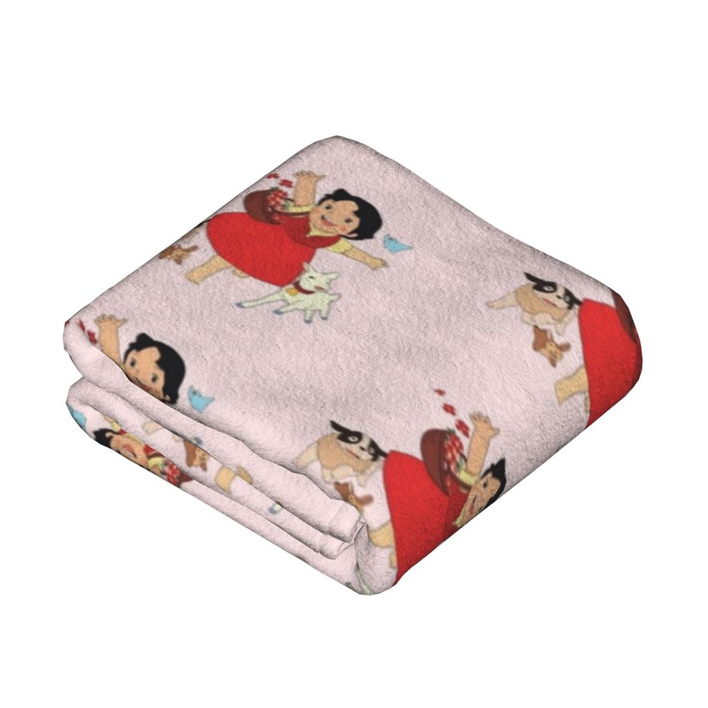 Heidi A Girl of the Alps Blanket Cartoon Anime Flannel Vintage Warm Throw Blankets for Home Textile Decor Car