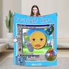 Frutiger Aero Y2K Blankets Funny Meme 2000s Nostalgia Fleece Throw Blankets Bedding Couch Decoration Ultra-Soft Warm Bedspreads