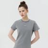 MARTINE GOLF Pigment Mini Label T-Shirt_Gray