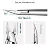 Professional Toe Nail Clippers Thick Ingrown Toenails Large Wide Jaw Opening Slanted Long Handle Fingernail Scissors Manicure