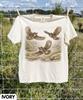 Vintage Eule 90er Grafik T-Shirt, Waldvogel Shirt, Outdoor Style Oberteil, Vogel Wander Oberteil, Rustikales Wildtier Natur Oberteil, Wildnis Tee