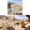Cute Desert Camel Plush Keychain With Pp Cotton Filling For Travel Accessories And Gifts