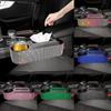 New Bling Rhinestones Car Seat Organizer Car Gap Storage Box Leak-proof Cup Holder Coins Keys Tissue Box Auto