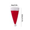 Merry Christmas  Tableware Bag Holder Christmas Hat Fork Knife Cutlery Bag Christmas Decorations for Home Decoration Maison