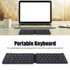Slim Design Wireless Folding Keyboard Rechargeable Foldable Keyboard Bluetooth Keyboard  Tablet