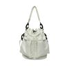 Large Capacity Drawstring Fitness Bag Korean Style Bucket Bag  Office Worker