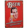 Plaque Metal Tin Signs All You Need is Beer Wall Decoration Vintage Posters Iron Painting for Man Cave Home Cafe Garden Club