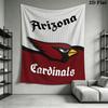 Arizona Cardinals Wall Tapestry Aesthetic Wall Hanging Printed Fabric Blanket Decorative Tapestries for Bedroom Living Room Home Decor