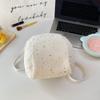 New Canvas Star Print Shoulder Bag for Women Fashionable Shell Shape Crossbody Casual Daily Handbag