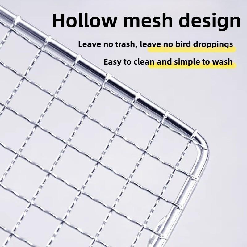 Papagei Edelstahl Ruheplattform Edelstahl Vogelkäfig Halterung Papagei Sitzstange Plattform Vogelkäfig Zubehör Vogel Spielkäfig