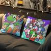 Yoshi Dinosaur Personalized Picture Text Home Decorative Pillows Household Gifts 45x45cm