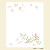 Kamiiso Japanese Washi Kimono Beauty Kaishi Set of 5 Ball with Spring and Autumn Nandina and Strawberry 20 sheets per pack (Japanese Paper) (Crane,