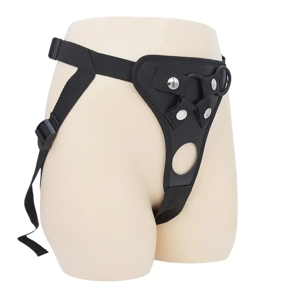 Strap On Realistic Dildo Pants Lesbian Couple Sex Toys Adult Female Double Dildo Sex Toy Wearable Harness Belt 18+ Sex Products