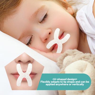 10Patches Children Or Adults Sleep Strip Nonwovens Mouth Tape For Snoring For Better Nose Breathing Improved Nighttime Sleeping
