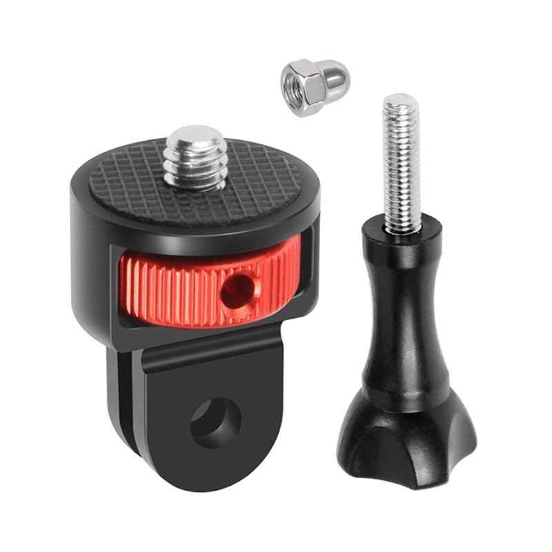 Universal Mounting Screw Adapters For Action Cameras Toolless Installation Aluminum Alloy Construction Multiple Device Compatibility