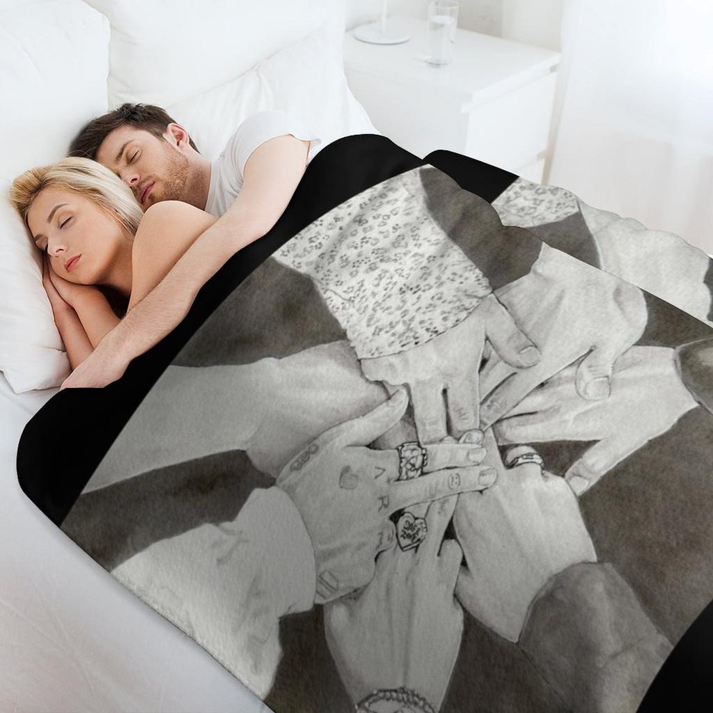OT7 Hands () Throw Blanket Warm Throw Blanket Gift for Anniversary