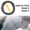 Auto-Windschutzscheiben-Dach-Windschutz, Geräuschreduzierungs-Dichtungssatz, passend für Tesla Modell 3, Modell Y, Dämpfungs-Dichtungsringstreifen