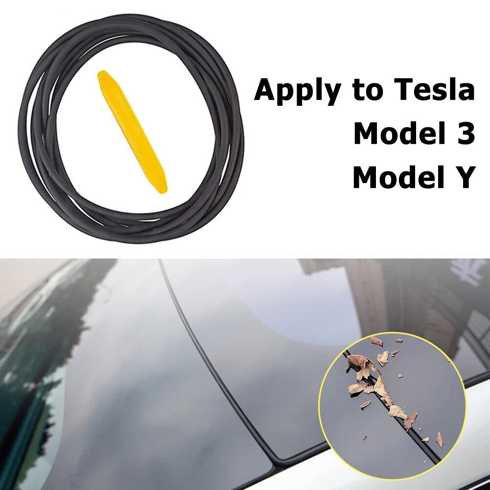 Car Windshield Roof Wind Guard Noise Lowering Reduction Seal Kit Fit for Tesla Model 3 Model Y Damping Sealing Ring Strip