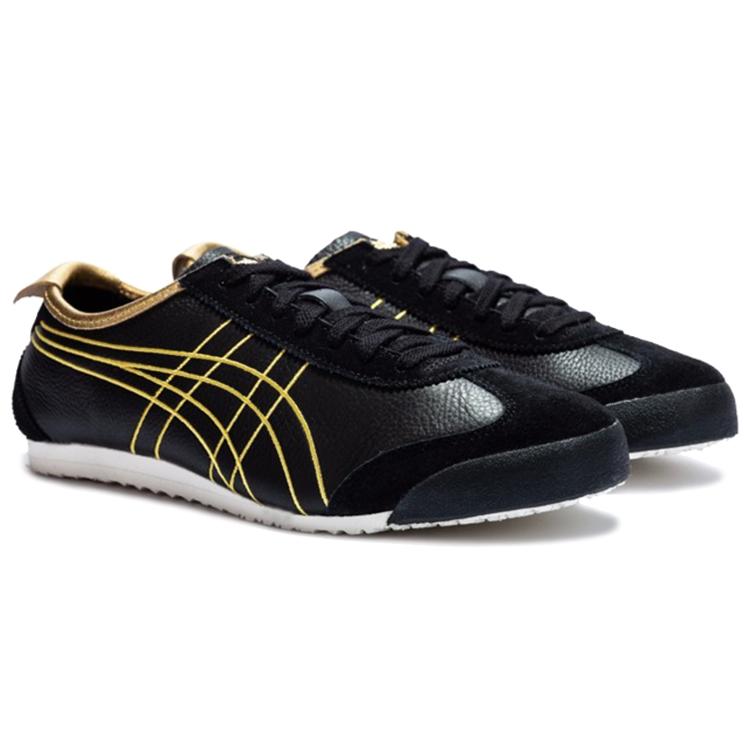 Asics Mexico 66 'Black Rich Gold' (Unisex) Black / Rich Gold Casual Shoes 1183A349 001