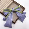 Tulip Bow Spring Clip - Fresh Sweet Hair Accessory with Tassels & High-End Feel
