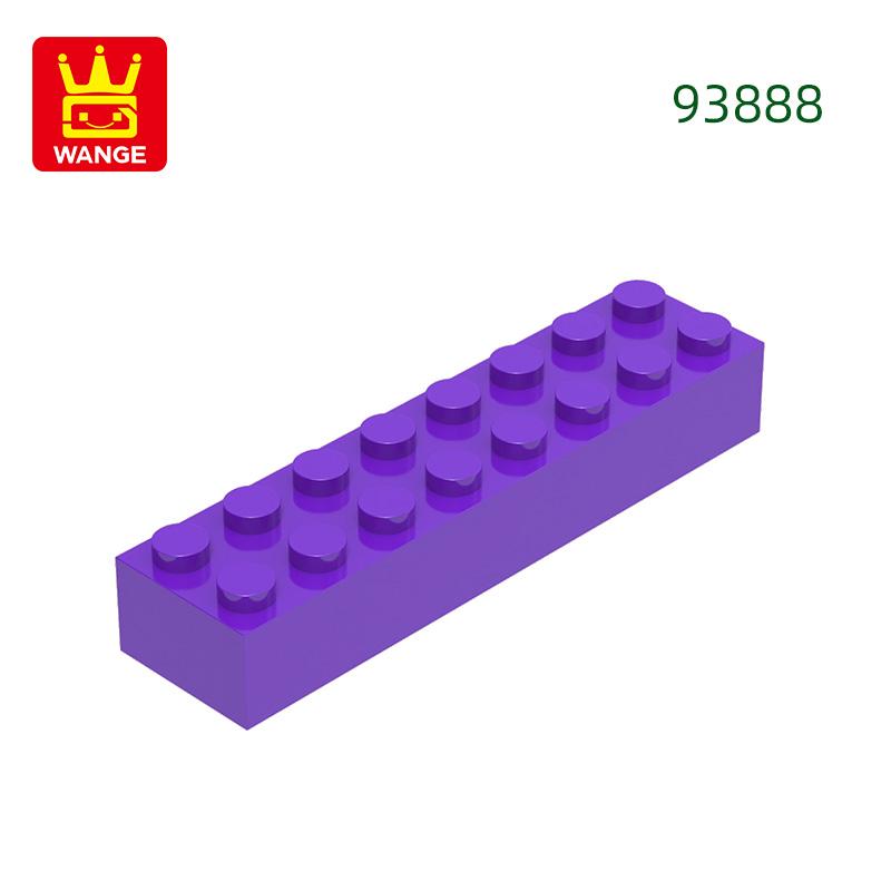 21Pcs/Lot 93888 Timeless Basic Thick 2x8 Constructing Blocks Construction Accessories Works With Brick Children Playthings Present