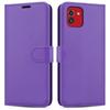 (Purple) Samsung Galaxy A03 Case Leather Wallet Phone Cover