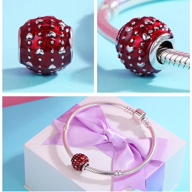 Jewelry New Year'S 925 Sterling Silver Beads Collection Fashion Beaded Bracelet Silver Jewelry Accessories