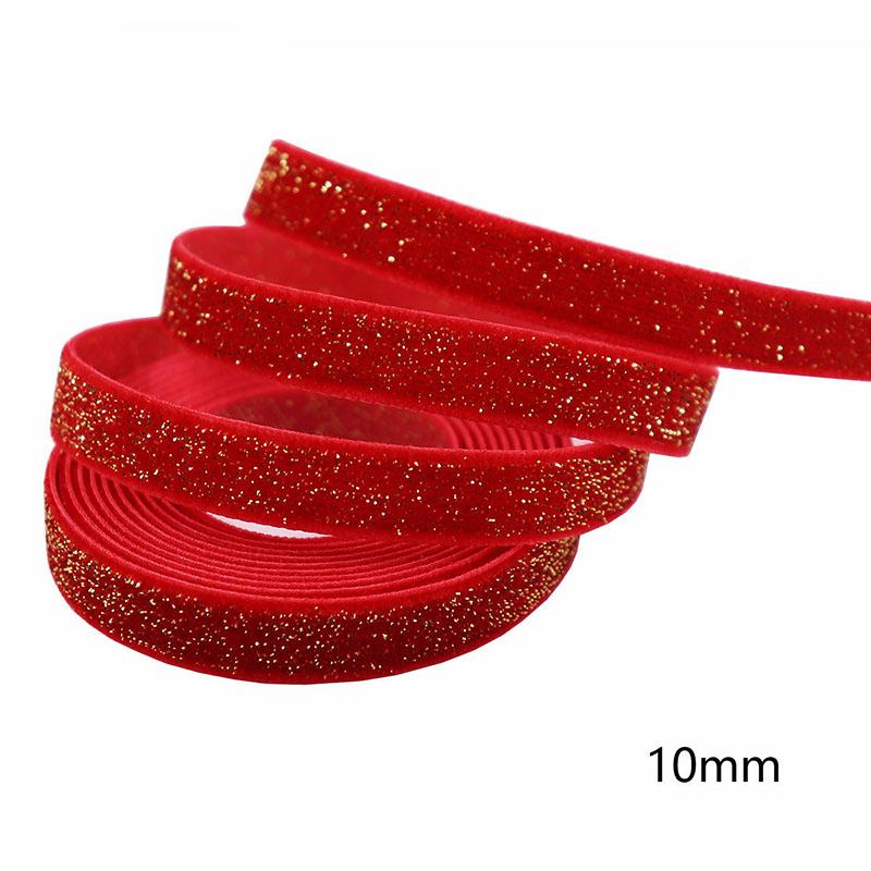 5yard Christmas Decoration Red Ribbon Artificial Home Room Decor Christmas Tree Pendant New Year Cake Craft Gifts Box Accessory