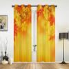 Herbstblätter Fenstervorhänge für Wohnzimmer Luxus Schlafzimmer Dekor Vorhänge Küche Fenster Behandlungen Vorhänge