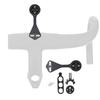 Lamp Holder Computer Mount For Garmin For-XOSS G G+ Bicycle Handlebar Carbon Fiber For F12 F MOST High Performance