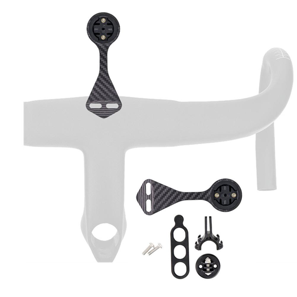 Lamp Holder Computer Mount For Garmin For-XOSS G G+ Bicycle Handlebar Carbon Fiber For F12 F MOST High Performance