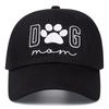 dog mom retro washed letter embroidered baseball cap women men outdoor fashion versatile casual hat